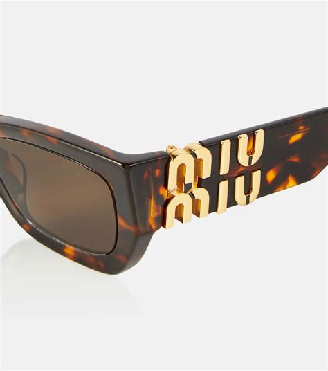 miu miu tortoiseshell sunglasses